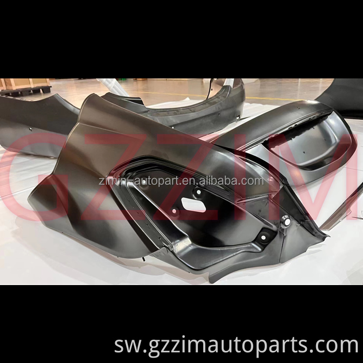 Mbele na nyuma bumper grille hood vifaa vya kuboresha sehemu w221 kuboresha hadi w222 vifaa maalum